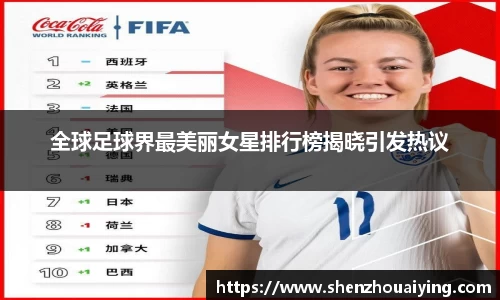 全球足球界最美丽女星排行榜揭晓引发热议